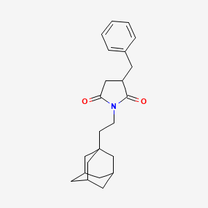 1-[2-(ADAMANTAN-1-YL)ETHYL]-3-BENZYLPYRROLIDINE-2,5-DIONE