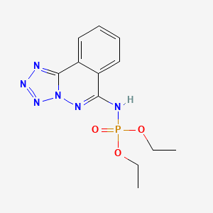 Diethyl tetrazolo[5,1-a]phthalazin-6-ylphosphoramidate