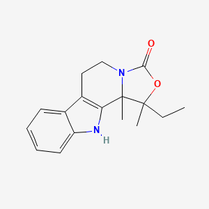 1-ETHYL-1,11B-DIMETHYL-5,6,11,11B-TETRAHYDRO-1H-[1,3]OXAZOLO[4,3-A]BETA-CARBOLIN-3-ONE