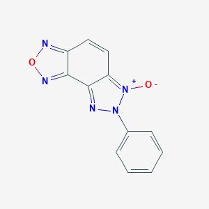 molecular formula C12H7N5O2 B430992 7-phenyl-7H-[1,2,3]triazolo[4,5-e][2,1,3]benzoxadiazole 6-oxide 