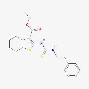 Ethyl 2-{[(2-phenylethyl)carbamothioyl]amino}-4,5,6,7-tetrahydro-1-benzothiophene-3-carboxylate