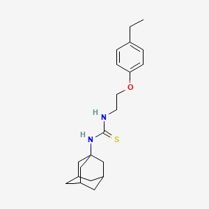 N-(1-ADAMANTYL)-N'-[2-(4-ETHYLPHENOXY)ETHYL]THIOUREA