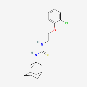 N-(1-ADAMANTYL)-N'-[2-(2-CHLOROPHENOXY)ETHYL]THIOUREA