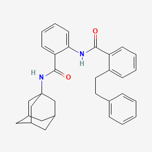 N-(ADAMANTAN-1-YL)-2-[2-(2-PHENYLETHYL)BENZAMIDO]BENZAMIDE