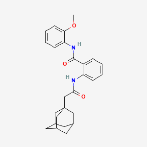 2-[2-(ADAMANTAN-1-YL)ACETAMIDO]-N-(2-METHOXYPHENYL)BENZAMIDE