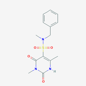 N-BENZYL-N,3,6-TRIMETHYL-2,4-DIOXO-1,2,3,4-TETRAHYDRO-5-PYRIMIDINESULFONAMIDE