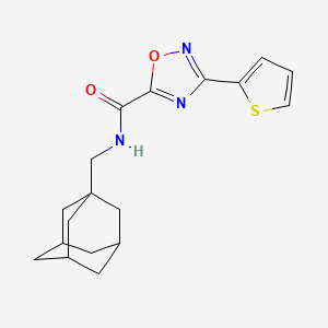 N-(ADAMANTAN-1-YLMETHYL)-3-(2-THIENYL)-1,2,4-OXADIAZOLE-5-CARBOXAMIDE