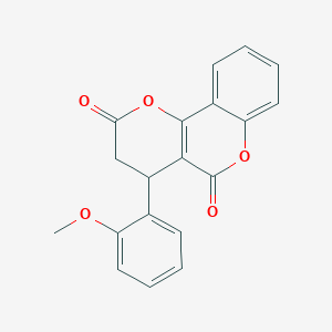 4-(2-methoxyphenyl)-3,4-dihydro-2H,5H-pyrano[3,2-c]chromene-2,5-dione