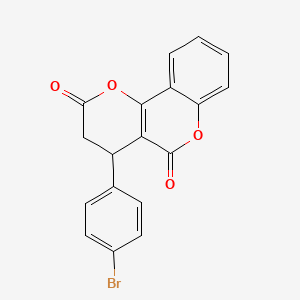 4-(4-bromophenyl)-3,4-dihydro-2H,5H-pyrano[3,2-c]chromene-2,5-dione