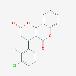 4-(2,3-dichlorophenyl)-3,4-dihydro-2H,5H-pyrano[3,2-c]chromene-2,5-dione