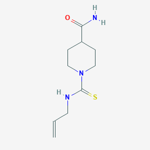 molecular formula C10H17N3OS B431047 1-[(Allylamino)carbothioyl]-4-piperidinecarboxamide CAS No. 428826-19-1