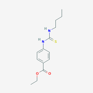 molecular formula C14H20N2O2S B431056 Ethyl 4-(butylcarbamothioylamino)benzoate CAS No. 1152-66-5