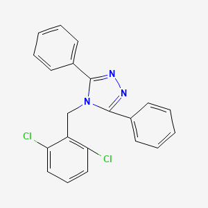 4-(2,6-dichlorobenzyl)-3,5-diphenyl-4H-1,2,4-triazole