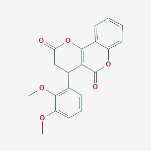 4-(2,3-dimethoxyphenyl)-3,4-dihydro-2H,5H-pyrano[3,2-c]chromene-2,5-dione