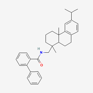 N-(12-isopropylpodocarpa-8,11,13-trien-15-yl)biphenyl-2-carboxamide