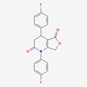 1,4-bis(4-fluorophenyl)-4,7-dihydrofuro[3,4-b]pyridine-2,5(1H,3H)-dione