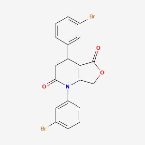 1,4-bis(3-bromophenyl)-4,7-dihydrofuro[3,4-b]pyridine-2,5(1H,3H)-dione