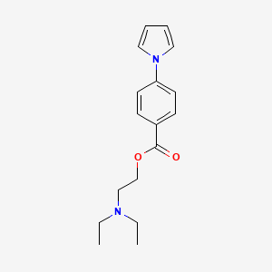 molecular formula C17H22N2O2 B4311396 2-(diethylamino)ethyl 4-(1H-pyrrol-1-yl)benzoate 