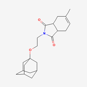 2-[2-(1-adamantyloxy)ethyl]-5-methyl-3a,4,7,7a-tetrahydro-1H-isoindole-1,3(2H)-dione