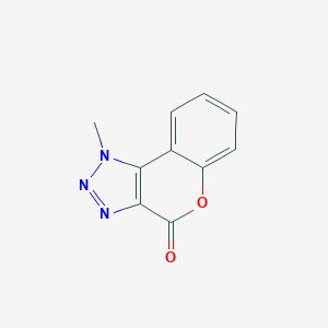 molecular formula C10H7N3O2 B431157 1-methylchromeno[3,4-d][1,2,3]triazol-4(1H)-one 