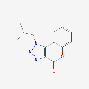 molecular formula C13H13N3O2 B431158 1-Isobutyl-1H-5-oxa-1,2,3-triaza-cyclopenta[a]naphthalen-4-one 