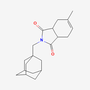 molecular formula C20H27NO2 B4311632 2-(1-adamantylmethyl)-5-methyl-3a,4,7,7a-tetrahydro-1H-isoindole-1,3(2H)-dione 