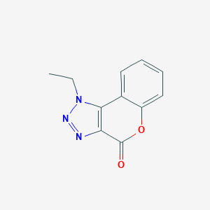 molecular formula C11H9N3O2 B431166 1-Ethyl-1H-5-oxa-1,2,3-triaza-cyclopenta[a]naphthalen-4-one 