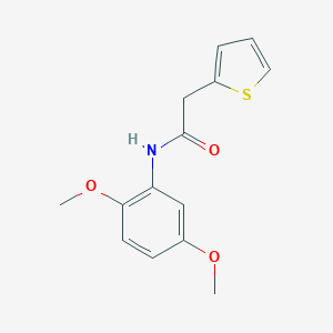 molecular formula C14H15NO3S B431185 N-(2,5-dimethoxyphenyl)-2-(2-thienyl)acetamide 
