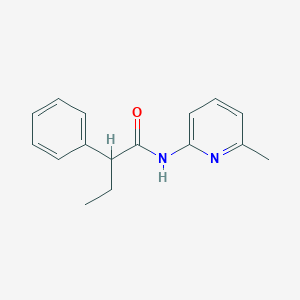 molecular formula C16H18N2O B431192 N-(6-methyl-2-pyridinyl)-2-phenylbutanamide 