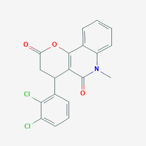 4-(2,3-dichlorophenyl)-6-methyl-4,6-dihydro-2H-pyrano[3,2-c]quinoline-2,5(3H)-dione