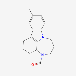 1-[11-METHYL-1,2,3,3A,6,7-HEXAHYDRO[1,4]DIAZEPINO[3,2,1-JK]CARBAZOL-4(5H)-YL]-1-ETHANONE