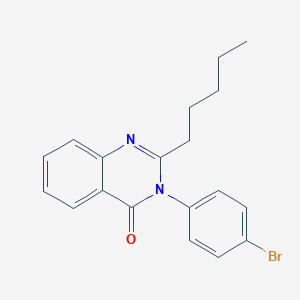 molecular formula C19H19BrN2O B431217 3-(4-Bromophenyl)-2-pentylquinazolin-4-one CAS No. 383902-64-5