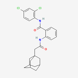 2-[(ADAMANTAN-1-YLACETYL)AMINO]-N-(2,4-DICHLOROPHENYL)BENZAMIDE