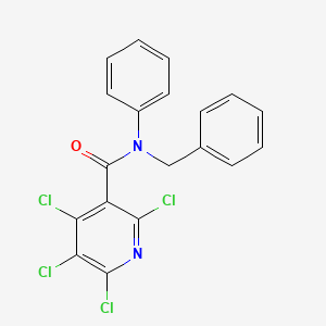 N-benzyl-2,4,5,6-tetrachloro-N-phenylpyridine-3-carboxamide