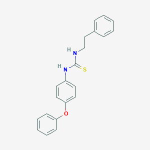molecular formula C21H20N2OS B431228 N-(4-phenoxyphenyl)-N'-(2-phenylethyl)thiourea 