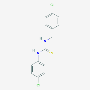 molecular formula C14H12Cl2N2S B431232 N-(4-chlorobenzyl)-N'-(4-chlorophenyl)thiourea 