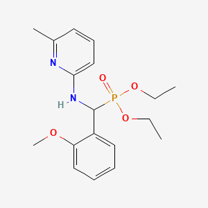 DIETHYL {(2-METHOXYPHENYL)[(6-METHYL-2-PYRIDYL)AMINO]METHYL}PHOSPHONATE