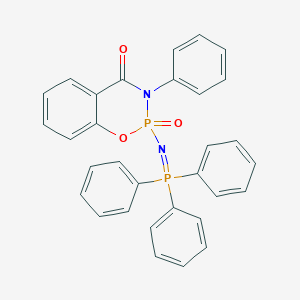 molecular formula C31H24N2O3P2 B4312468 3-phenyl-2-[(triphenylphosphoranylidene)amino]-2,3-dihydro-4H-1,3,2-benzoxazaphosphinin-4-one 2-oxide 