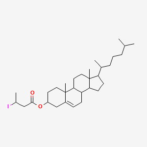 molecular formula C31H51IO2 B4312482 cholest-5-en-3-yl 3-iodobutanoate 