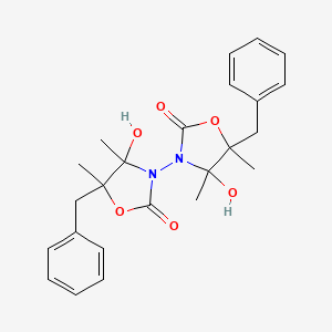 5,5'-dibenzyl-4,4'-dihydroxy-4,4',5,5'-tetramethyl-3,3'-bi-1,3-oxazolidine-2,2'-dione