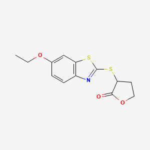 3-[(6-ethoxy-1,3-benzothiazol-2-yl)sulfanyl]oxolan-2-one