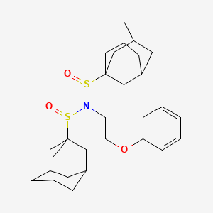 N-(1-adamantylsulfinyl)-N-(2-phenoxyethyl)adamantane-1-sulfinamide