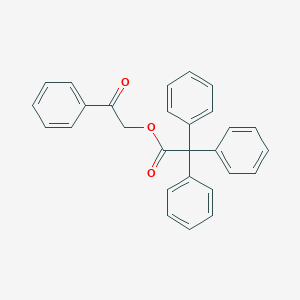 molecular formula C28H22O3 B431268 2-Oxo-2-phenylethyl triphenylacetate 