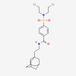 N-[2-(ADAMANTAN-1-YL)ETHYL]-4-[BIS(2-CHLOROETHYL)SULFAMOYL]BENZAMIDE