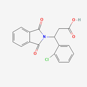 3-(2-chlorophenyl)-3-(1,3-dioxo-1,3-dihydro-2H-isoindol-2-yl)propanoic acid