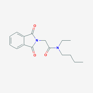 molecular formula C16H20N2O3 B431292 N-butyl-2-(1,3-dioxo-1,3-dihydro-2H-isoindol-2-yl)-N-ethylacetamide 