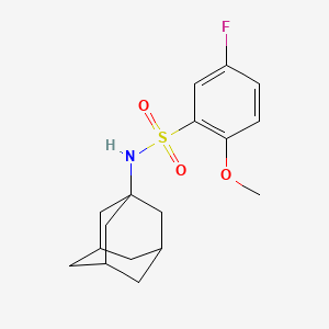 N-(ADAMANTAN-1-YL)-5-FLUORO-2-METHOXYBENZENE-1-SULFONAMIDE