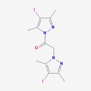 1,2-BIS(4-IODO-3,5-DIMETHYL-1H-PYRAZOL-1-YL)-1-ETHANONE