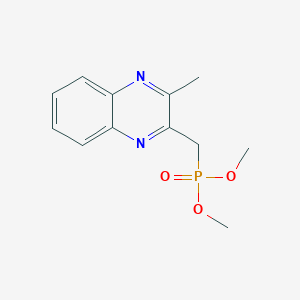 molecular formula C12H15N2O3P B4313584 DIMETHYL [(3-METHYL-2-QUINOXALINYL)METHYL]PHOSPHONATE 