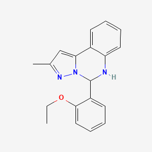 5-(2-ETHOXYPHENYL)-2-METHYL-5H,6H-PYRAZOLO[1,5-C]QUINAZOLINE